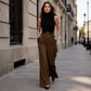 ⌛Limited-Time Offer-Women's Casual Striped Wide-Leg Pants