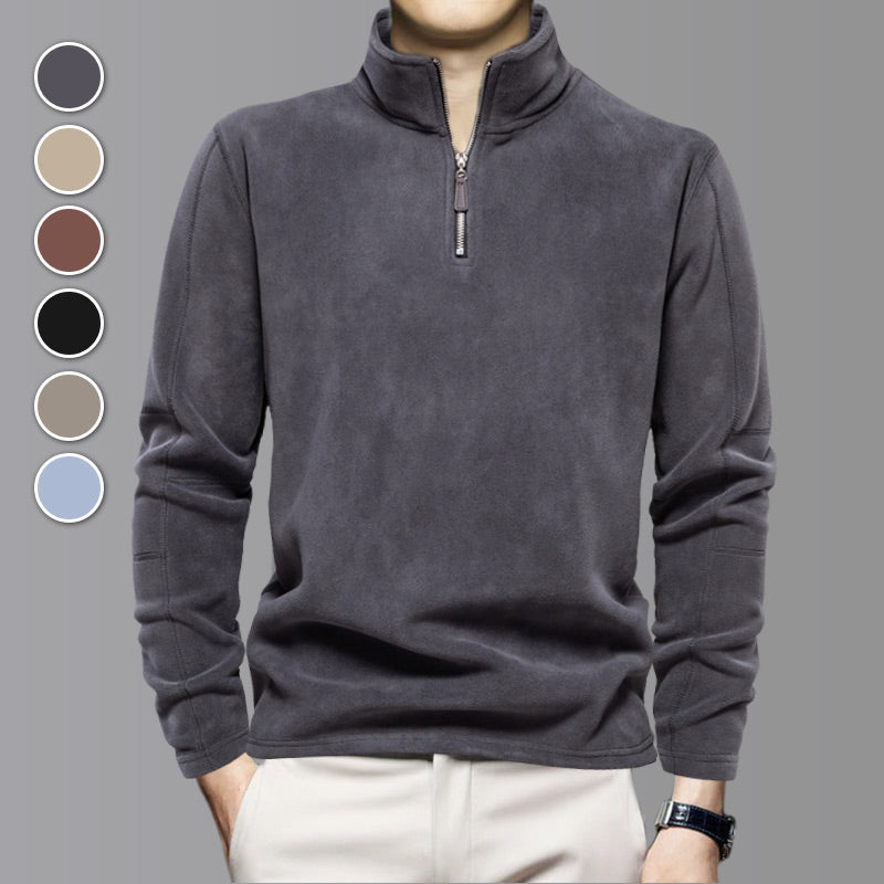 Stylish Half-Zip Long Sleeve Tops for Men