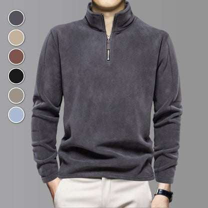 Stylish Half-Zip Long Sleeve Tops for Men