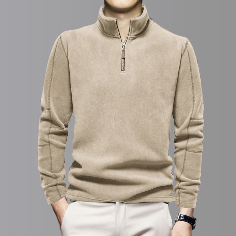 Stylish Half-Zip Long Sleeve Tops for Men