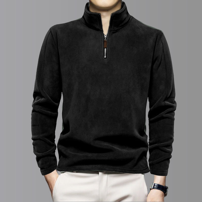 Stylish Half-Zip Long Sleeve Tops for Men