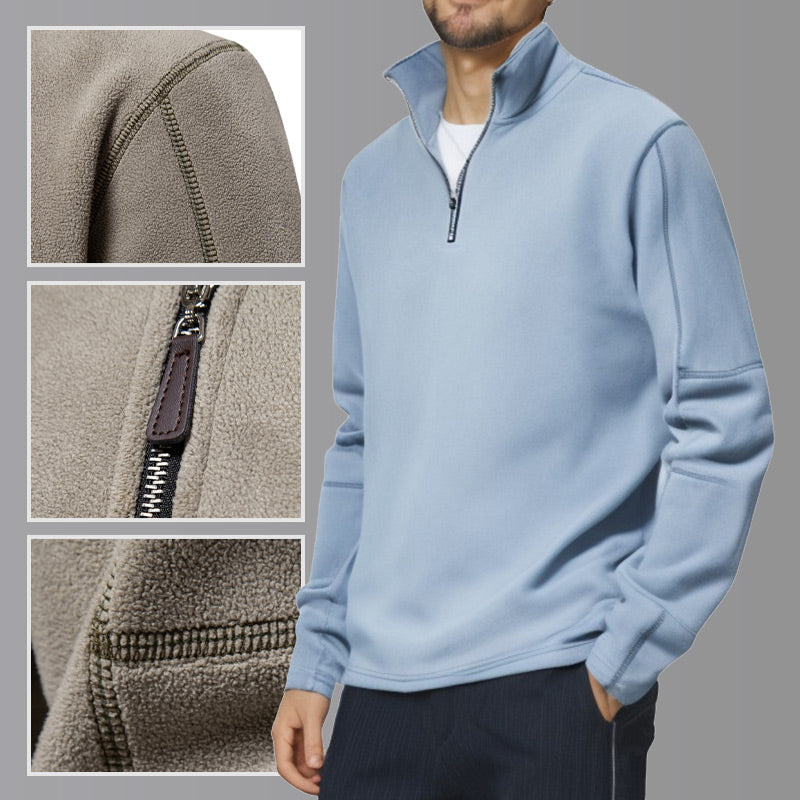 Stylish Half-Zip Long Sleeve Tops for Men