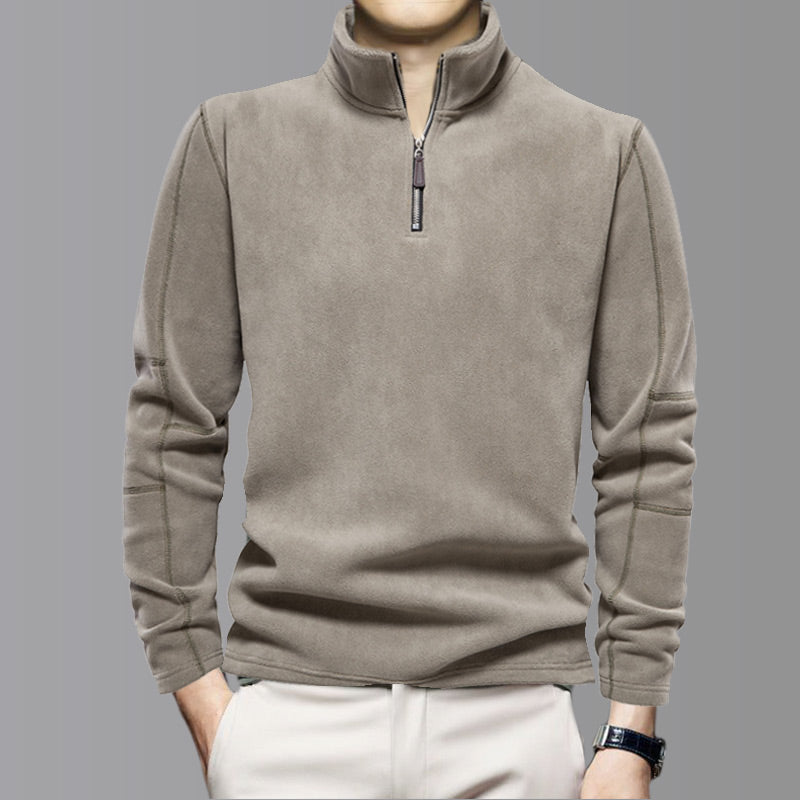 Stylish Half-Zip Long Sleeve Tops for Men