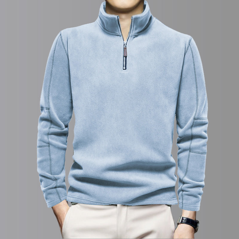 Stylish Half-Zip Long Sleeve Tops for Men