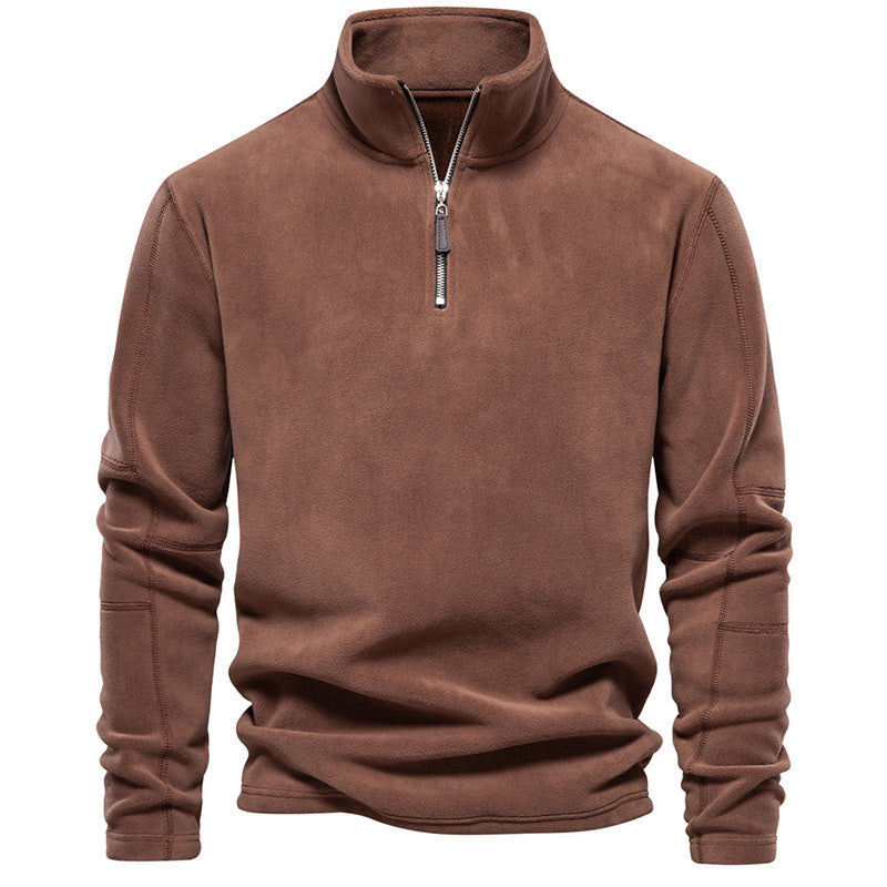 Stylish Half-Zip Long Sleeve Tops for Men