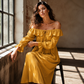 ⌛Limited-Time Offer-Women's Casual Off-Shoulder Maxi Dress