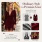 Women's Ruffle Sleeve Fringe Dress