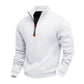 Men's Stand Collar Quarter-Zip Pullover