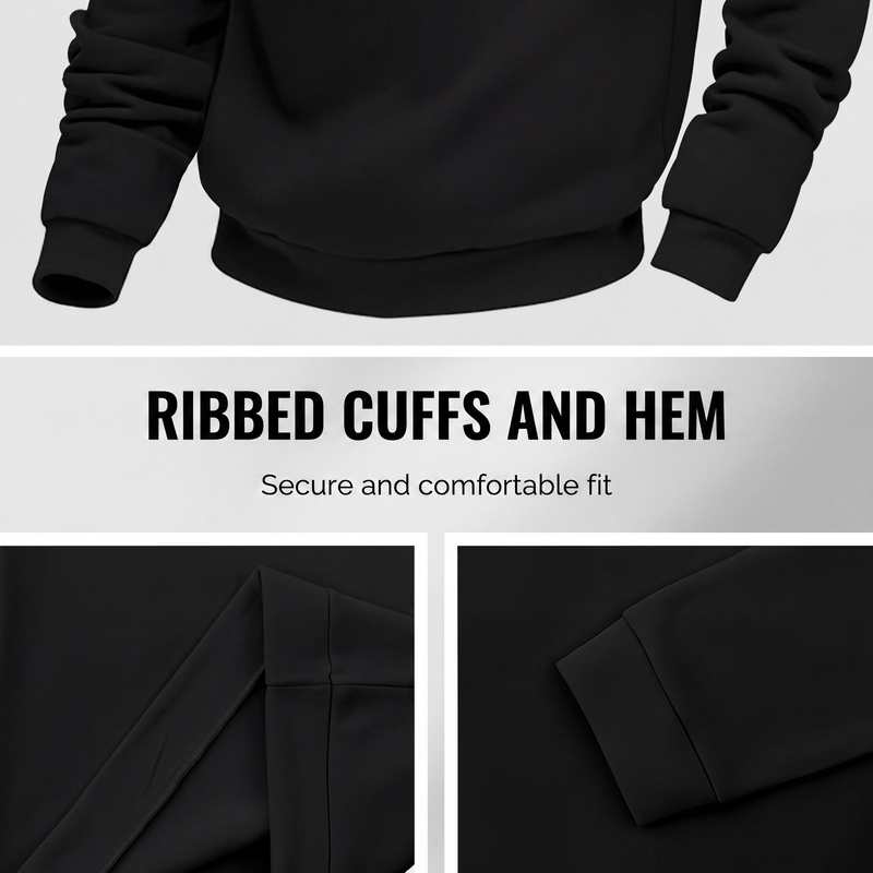 Men's Stand Collar Quarter-Zip Pullover