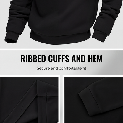 Men's Stand Collar Quarter-Zip Pullover