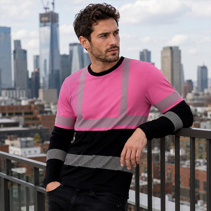 Men's Versatile Color Block Top