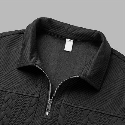 Men's Long Sleeve Half-Zip T-Shirt