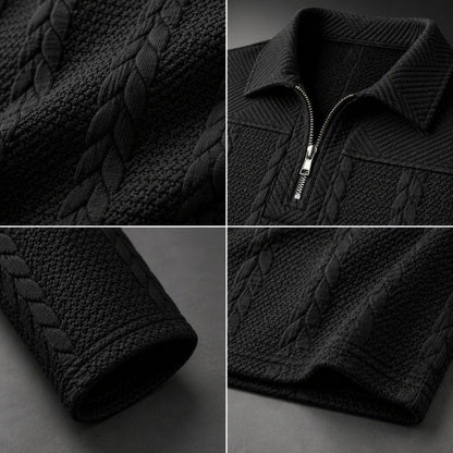 Men's Long Sleeve Half-Zip T-Shirt