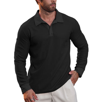 ⌛Limited-Time Offer-Men's Breathable Waffle Texture Collared Top