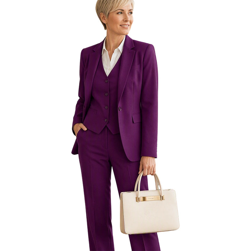 ✨ Premium Professional Style | Women's Blazer, Vest & Pants 3-Piece Suit Set