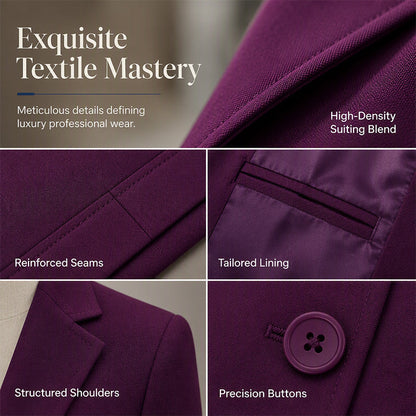 ✨ Premium Professional Style | Women's Blazer, Vest & Pants 3-Piece Suit Set
