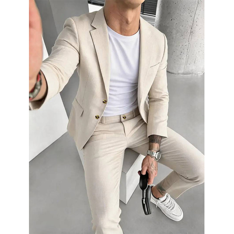 ✨ Polished Comfort | Men's Versatile Stretch Business Suit ⚡ Free Shipping