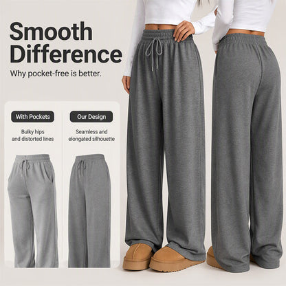 Women's High Waisted Wide-Leg Drawstring Pants