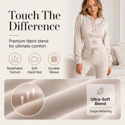 🍁New Fall Collection-Women's Cinched Waist Hoodie & Pants Set