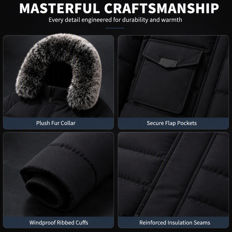 ❄️ Built for Serious Cold | Men's Warm Padded Winter Coat ⚡ Free Shipping