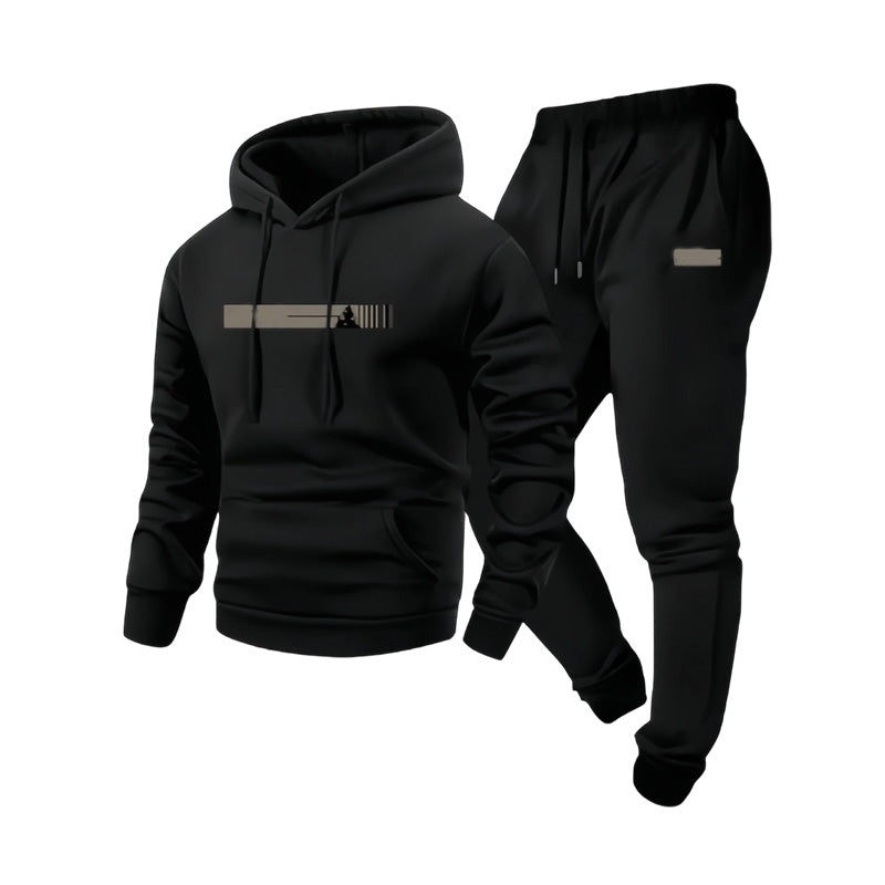 Men's Hooded Sweatshirt & Sweatpants 2-Piece Set