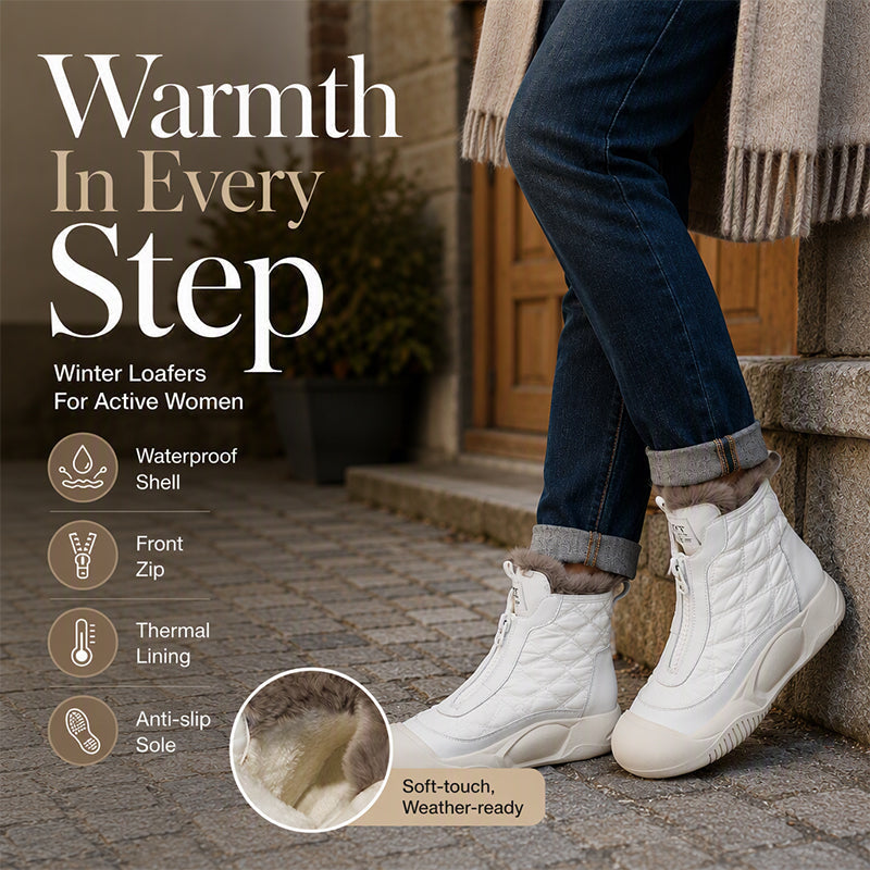 Women's Retro Waterproof Warm Snow Boots
