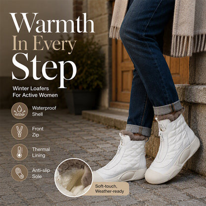 Women's Retro Waterproof Warm Snow Boots