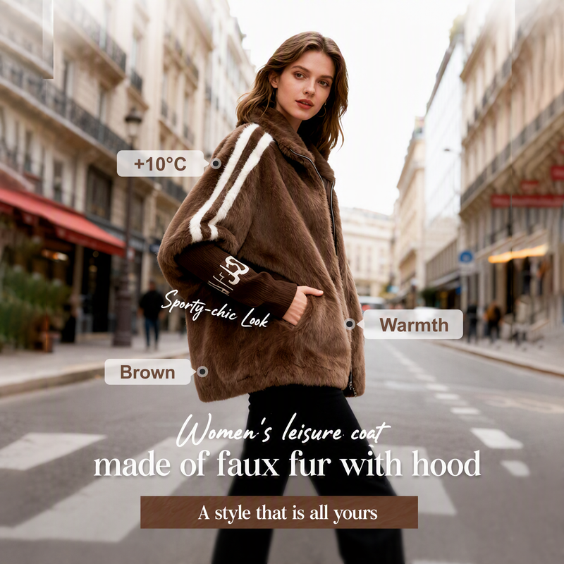 💫 Easy Layering | Women's Hooded Zip-Up Casual Coat⚡ Free shipping