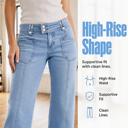 ⌛Limited-Time Offer-Flattering Wide-Leg Jeans