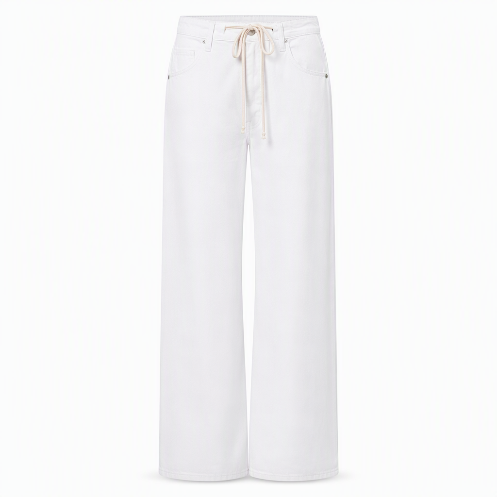 Women's Casual Loose Fit Wide Leg Denim Jeans