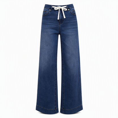 Women's Casual Loose Fit Wide Leg Denim Jeans