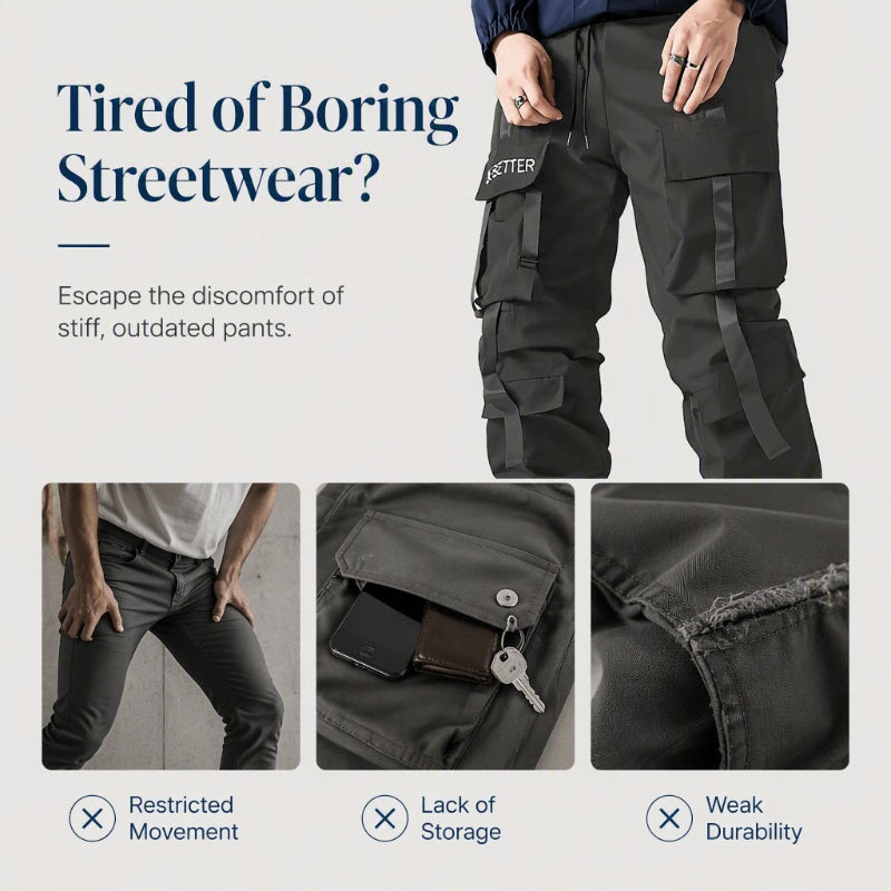 Men's Loose Fit Cargo Pants