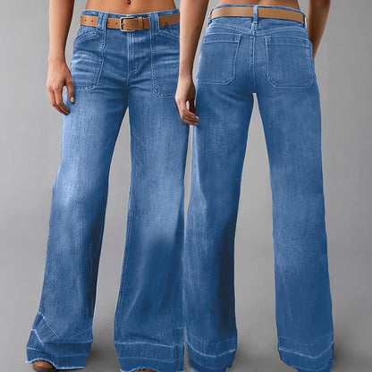 👖✨Bestseller -Women's Retro Flare Jeans with Pockets