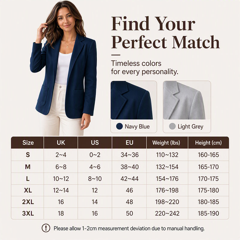 Women's Casual Open Front Blazer