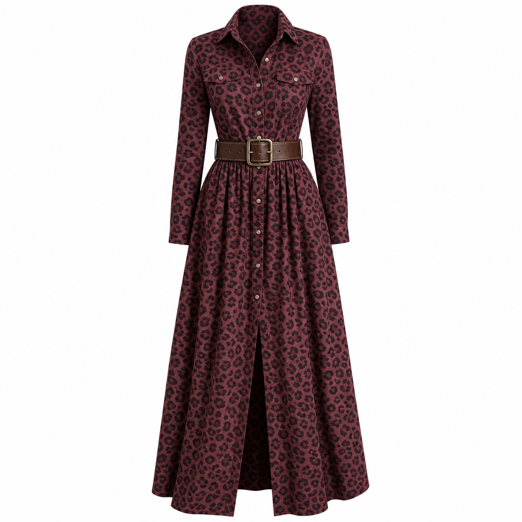✨ Cinched Waist, French-Inspired Plaid | Women's Pleated A-Line Dress ⚡