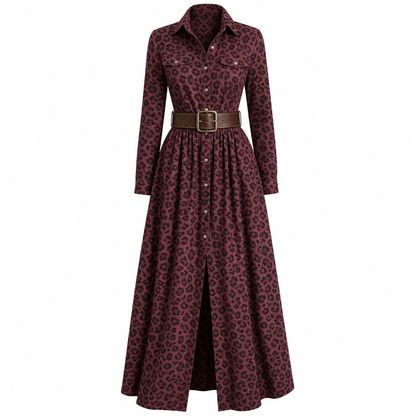 ✨ Cinched Waist, French-Inspired Plaid | Women's Pleated A-Line Dress ⚡