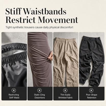 👖 Flattering Drape, All-Day Ease | Women's Ribbed Drawstring Wide-Leg Pants