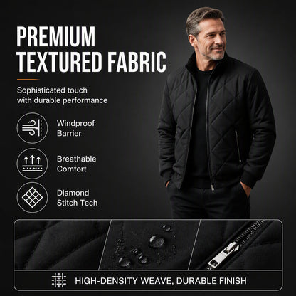 ✨Men's Winter Warm Quilted Bomber Jacket