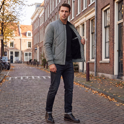 ✨Men's Winter Warm Quilted Bomber Jacket
