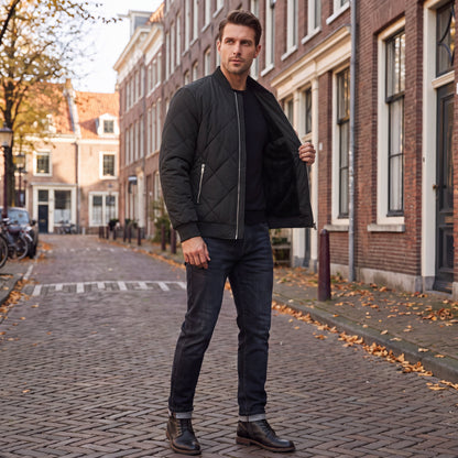 ✨Men's Winter Warm Quilted Bomber Jacket