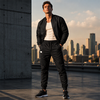 Men's Slim Fit Casual Drawstring Pants