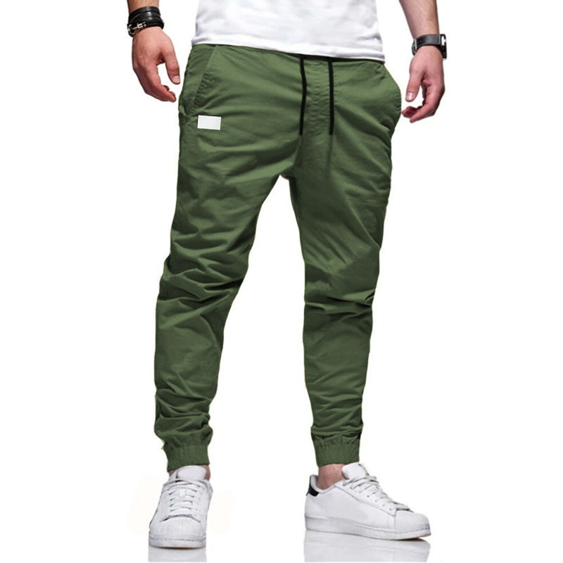 Men's Slim Fit Casual Drawstring Pants