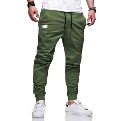 Men's Slim Fit Casual Drawstring Pants