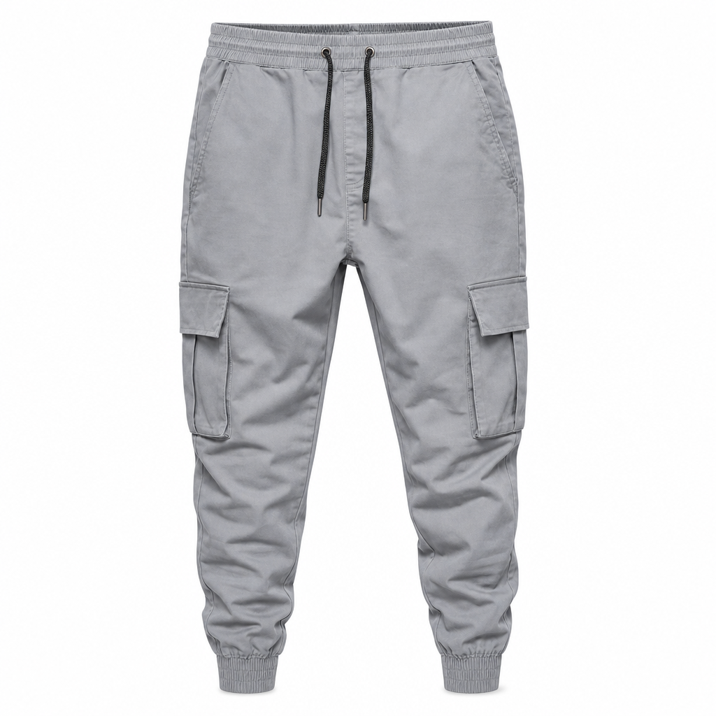 👖 Utility Pockets, Easy Movement | Men's Drawstring Cargo Jogger Pants