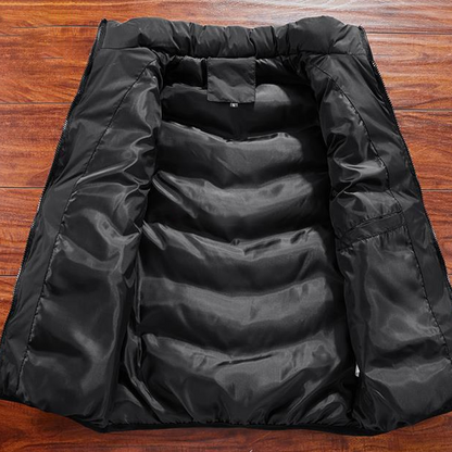 Men's Padded Stand Collar Vest