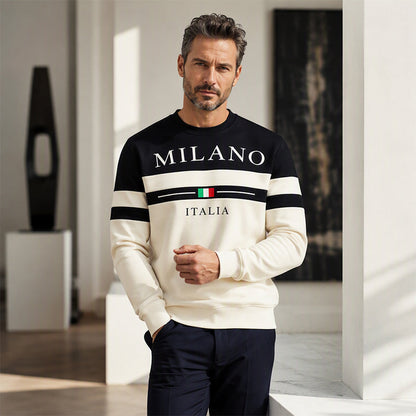 Men's Milano Italia Printed Sweatshirt