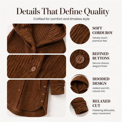 Women's Winter Warm Casual Corduroy Jacket