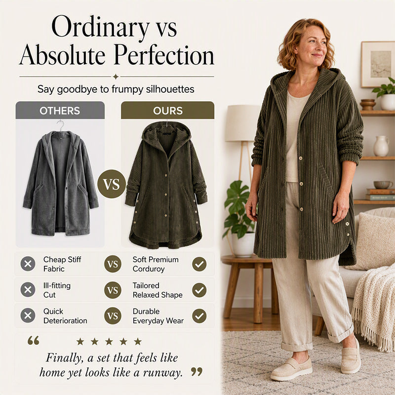 Women's Winter Warm Casual Corduroy Jacket