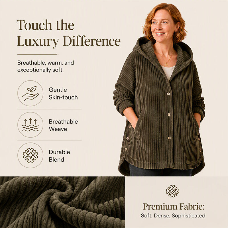 Women's Winter Warm Casual Corduroy Jacket
