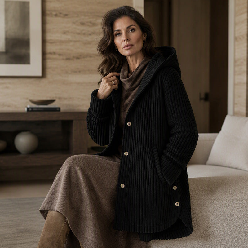 Women's Winter Warm Casual Corduroy Jacket